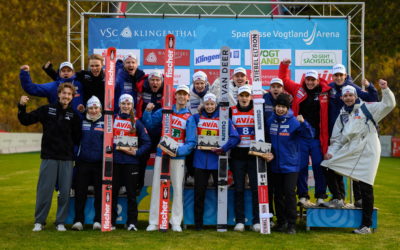 ​Norwegen gewinnt den Mixed-Team-Wettbewerb zum Abschluss in Klingenthal